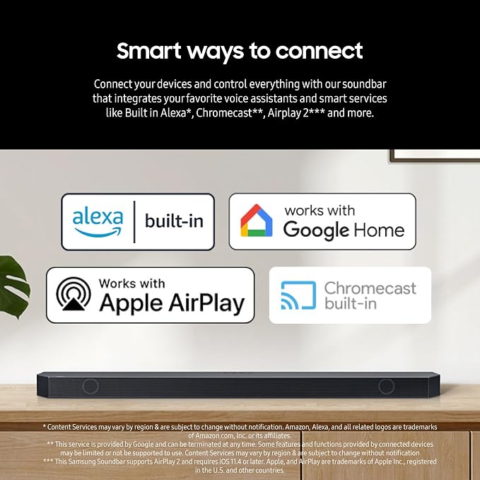 Samsung HW-Q910D 9.1.2 ch Soundbar w/Dolby Audio, Surround Sound Expansion - Image 7