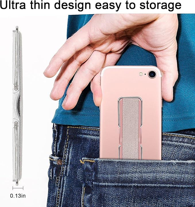 Cell Phone Holder for Hand, CISID Phone Finger Holder Loop Strap Grip - Image 4