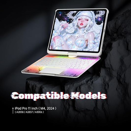 KITONE Transparent Case with Wireless Keyboard only - Image 2