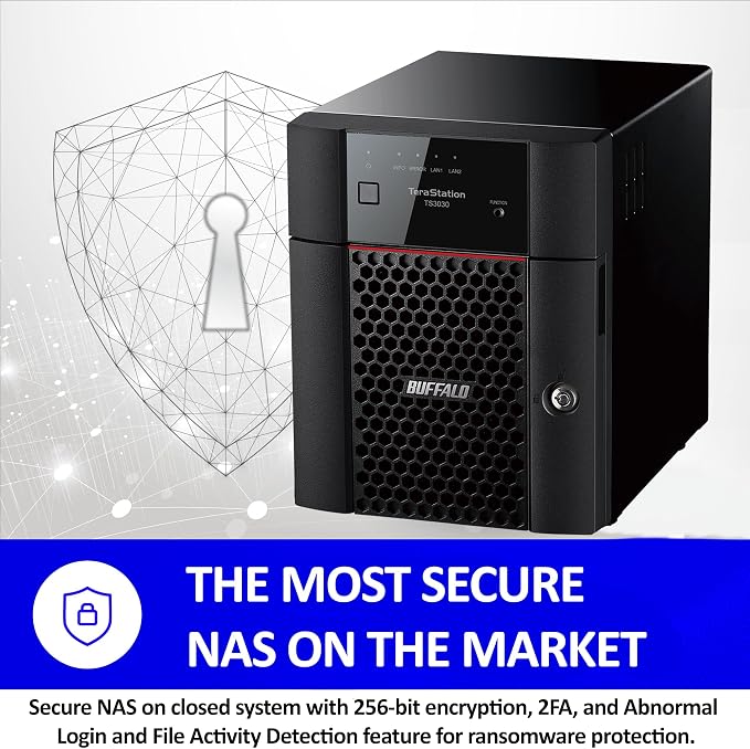 BUFFALO TeraStation 3430DN 4-Bay 32TB Desktop Small-Med Business NAS w/Hard - Image 5