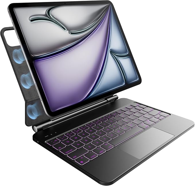 nimin Keyboard Case for 2024 iPad Air 13 and iPad Pro 12.9 6th, 3rd Gen - Image 10