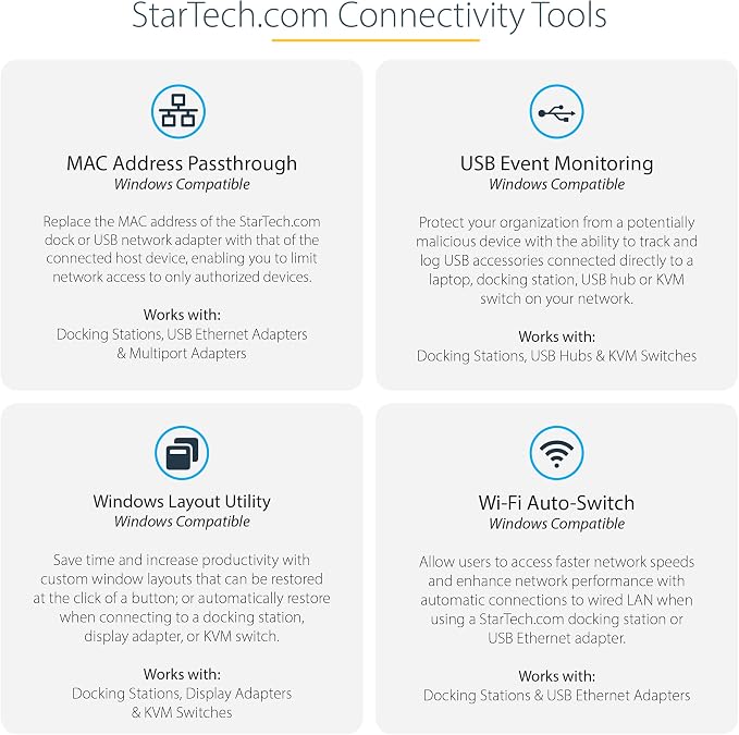 StarTech.com USB-C Triple Monitor Docking Station - Image 7