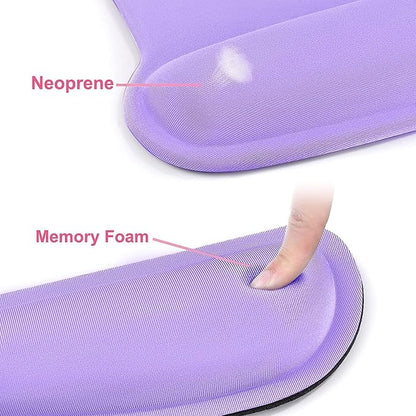 MOSISO Wrist Rest Support for Mouse Pad & Keyboard Set, Ergonomic Mousepad - Image 4