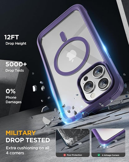 Miracase Magnetic for iPhone 12 Pro Max Case Full-Body Phone case - Image 4