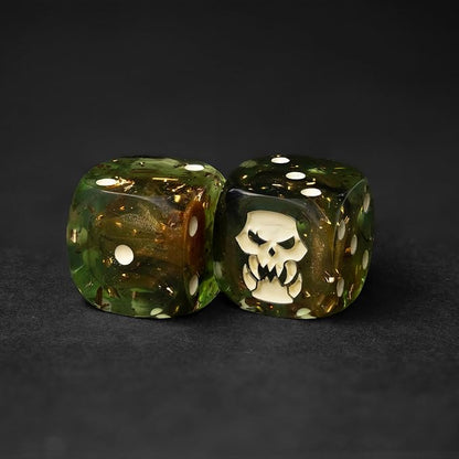 Orc D6 Dice Set – 10 x 16mm Resin Dice - Image 3