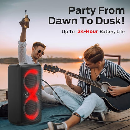 Monster Cycle Plus Bluetooth Speaker, 380W High Power Portable Party Speaker - Image 5