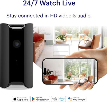 Canary View Indoor Home Security Camera 1080p HD WiFi IP | 24/7 Watch Live Video - Image 2