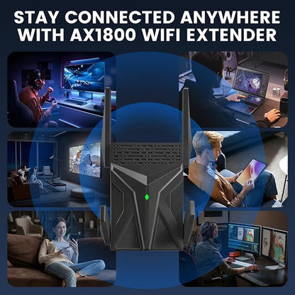 WiFi 6 Extender Signal Booster for Home, AX1800 Dual-Band Wireless Repeater - Image 7
