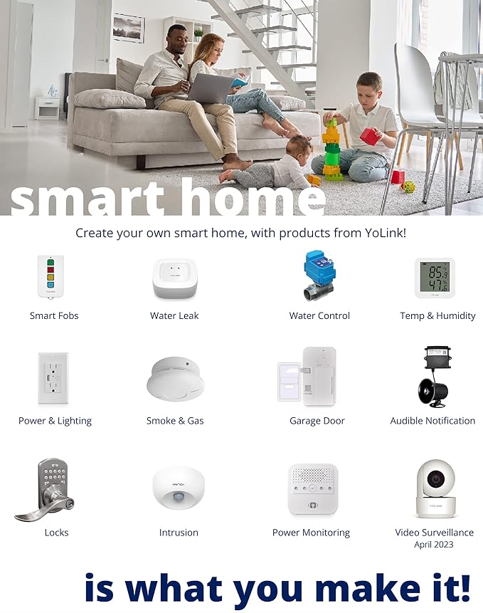 YoLink Hub, 1/4 Mile Super Long Range Smart Hub LoRa Enabled Smart Home - Image 6