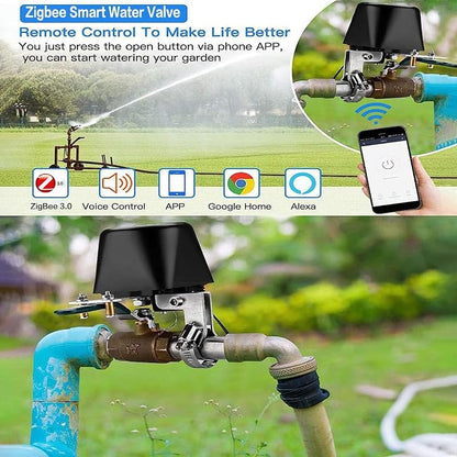 Jinvoo Zigbee Water Valve, Smart Water Valve, Sprinkler Controller, Electric - Image 4