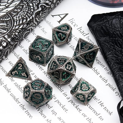 Haxtec DND Dice Set Metal D&D Dice Set - Image 5
