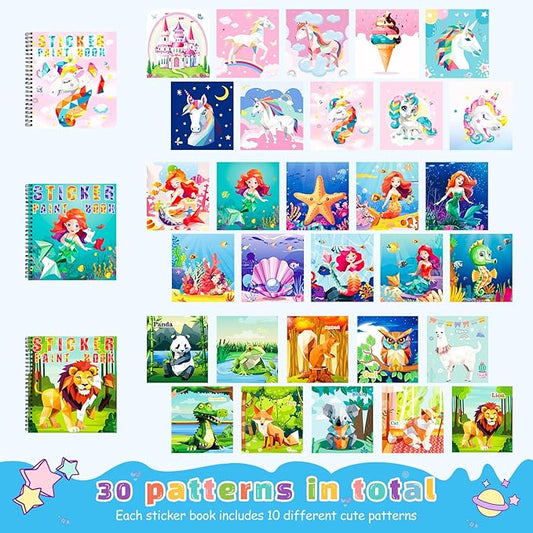 homicozy 3PCS Sticker Paint Books - Image 2