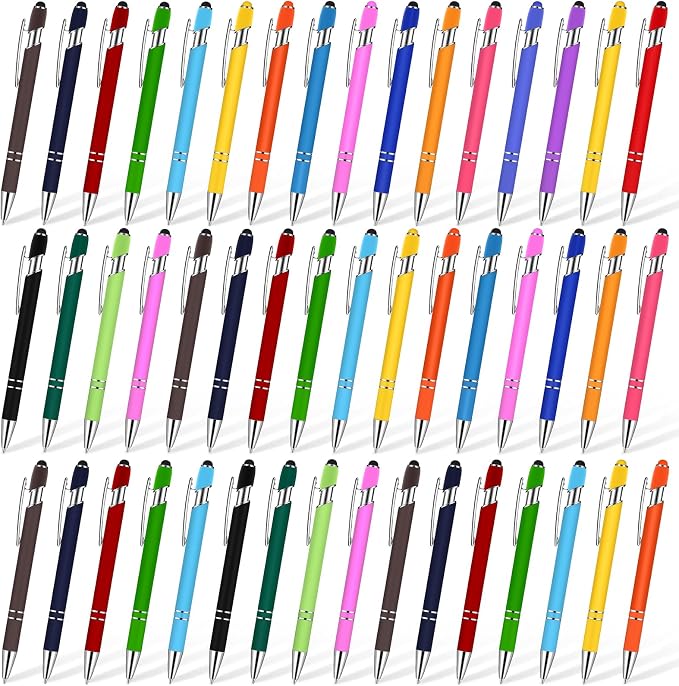 Konohan 100 Pieces Stylus Pen 2 in 1 Ballpoint Pen by Konohan
