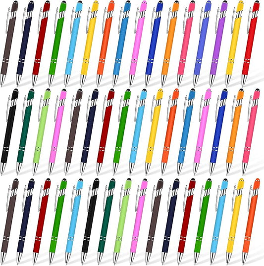 Konohan 100 Pieces Stylus Pen 2 in 1 Ballpoint Pen by Konohan