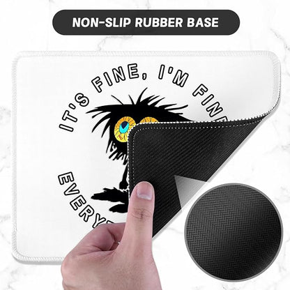 ITNRSIIET Mouse Pad with Stitched Edge Premium Textured Smooth Precise - Image 3