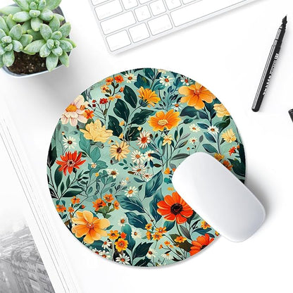 ITNRSIIET Round Mouse Pad with Stitched Edge Premium-Textured Waterproof - Image 6
