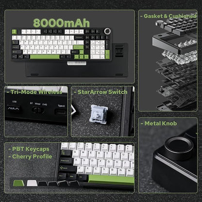 EPOMAKER X Aula F99 PRO Wireless Gaming Keyboard - Image 2