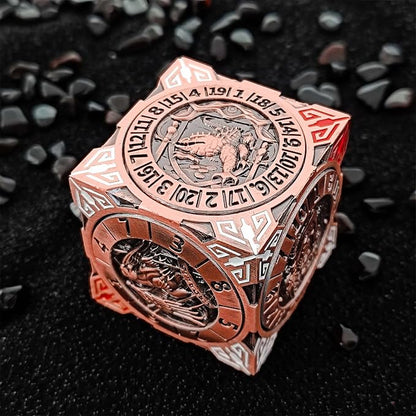 Spinner Dice 7-in-1 Metal DND Set – Premium Copper RPG Dice - Image 5