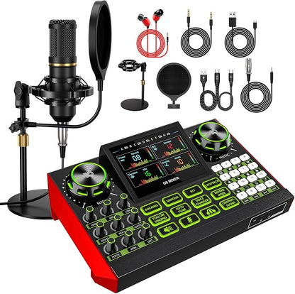 podcast equipment bundle, Live Sound Card by tenlamp