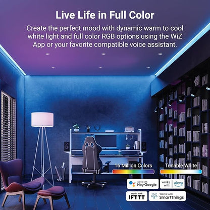 HALO 6” Smart Wi-Fi Slim Canless LED Downlight Powered by WiZ Pro, Dimmable - Image 5