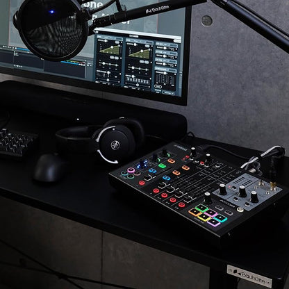 Yamaha AG08 Black 8-Channel Live Streaming Loopback Mixer/USB Interface - Image 7