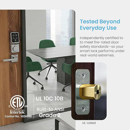 Lockly Guard Secure Pro Platinum Deadbolt PGD728WPU Commercial Smart Lock – - Image 3
