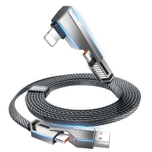 SHEZI 4-in-1 USB C Cable 10FT Compatible by SHEZI