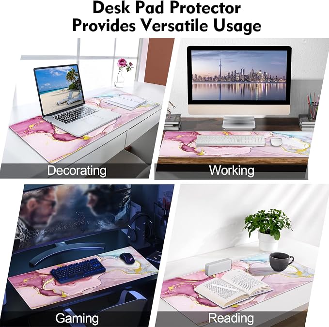 Galdas Gaming Mouse Pad Cool Flash Pattern XXL XL Large Mouse Pad Long Extended - Image 7
