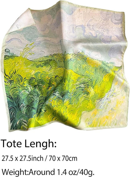 Silky Scarf for Women Lightweight Satin Bandanas Neck Hair Wrap For Sleeping - Image 3