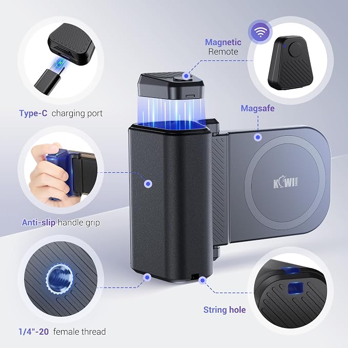 KIWIFOTOS Magnetic Phone Camera Grip - Image 7