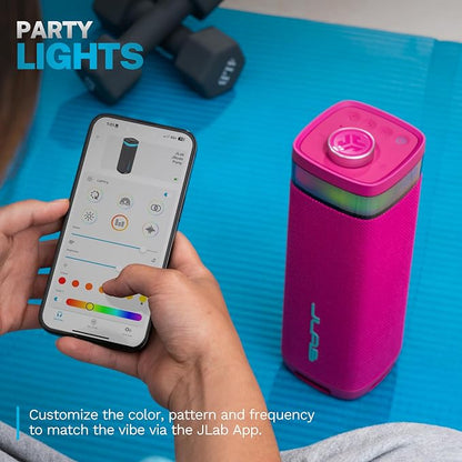 JLab JBuds Party Portable Bluetooth Speaker, 2 Full-Range Drivers + 2 Passive - Image 3