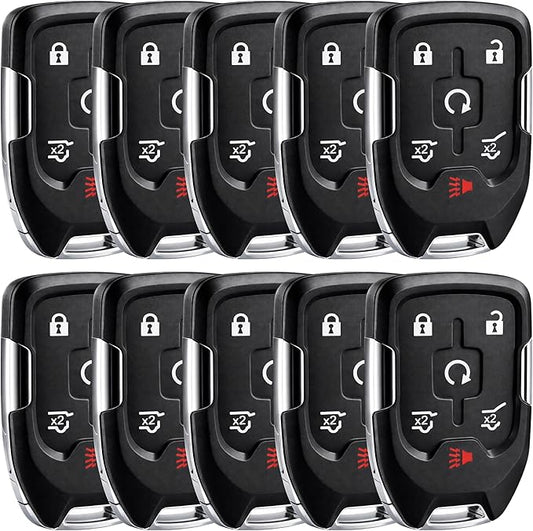 10X Smart Key Fob Replacement for 2015-2020 Chevy Suburban Tahoe GMC Yukon by USAREMOTE