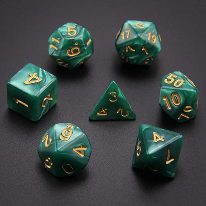 7 Sets Polyhedral Dice Set for Dungeons & Dragons/RPG, Complete D&D/DND Dice - Image 4