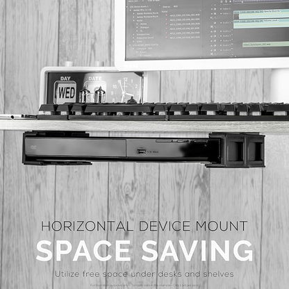 Screwless 1.5" Wide Horizontal Cable Box Mount, Streaming Media Devices & More - Image 7