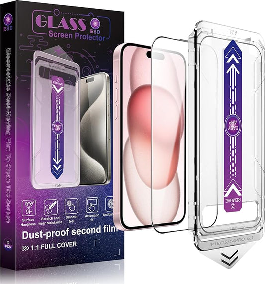 2 Pack Screen Protector Tempered Glass by SHANG+PIN+JIA