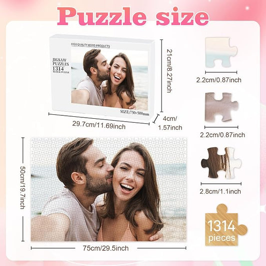 Easycosy Custom Photo Puzzles 1314/520 Pieces - Image 2