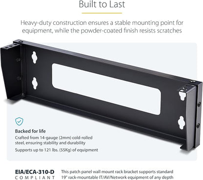 StarTech.com 1U Vertical Wall-Mount Bracket - Image 3