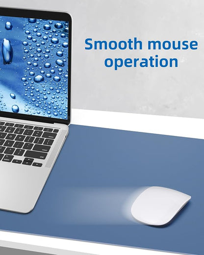 Leather Desk Pad Blotter, Mouse Pad, Office Desk Mat, Non-Slip PU Leather Desk - Image 5