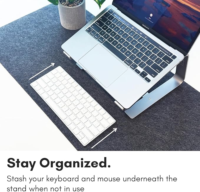 Macally Aluminum Laptop Stand for Desk - Image 5