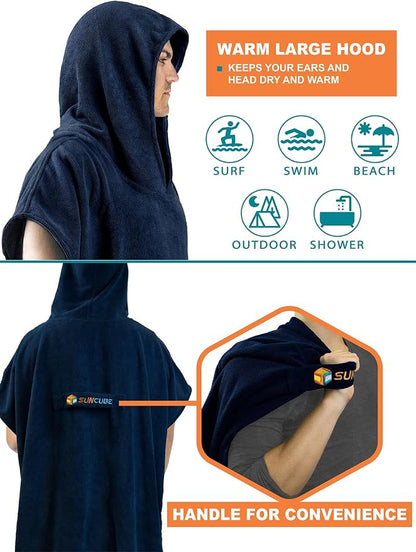 SUN CUBE Surf Poncho Changing Robe - Image 4