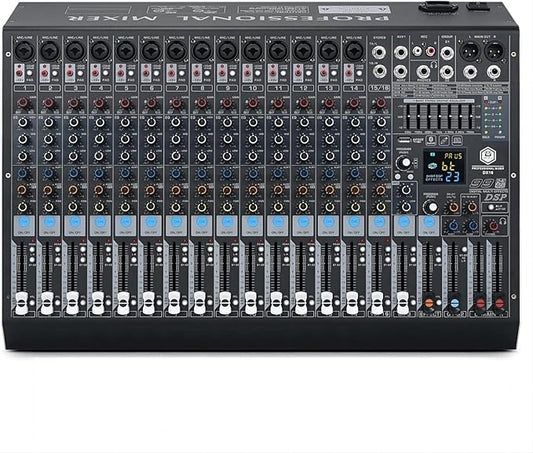W IN-MIX DX16 Professional DJ Audio Mixer 16 Channel by WIN-Mix
