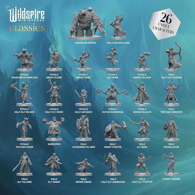 Classic Heroes - Mercenary Band II - 26 Paintable Characters - Image 3