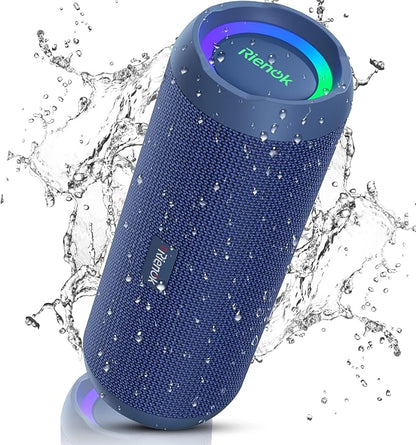 RIENOK Portable Bluetooth Speaker 30W Dual Pairing True Wireless Stereo HD by RIENOK