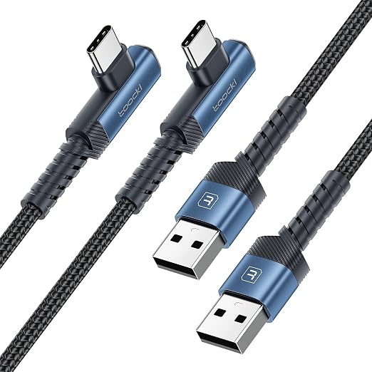 USB C Cable Right Angle, LG V30 by toocki