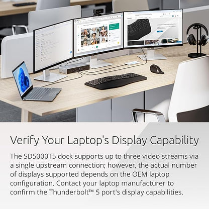 Kensington SD5000T5 Thunderbolt 5 Docking Station – Dual Display - Image 4