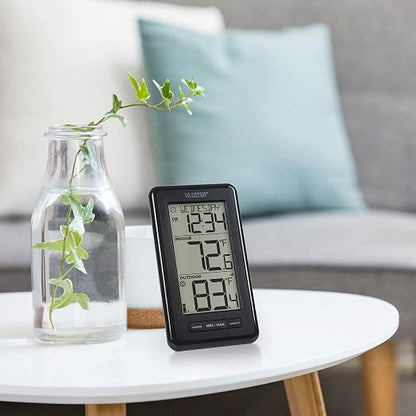 La Crosse Technology 308-43647-INT Digital Black Wireless Thermometer - Image 7