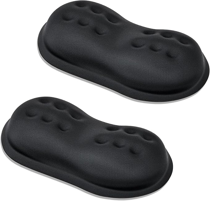 VANKEY 2 Pack Mouse Wrist Rest, Ergonomic Desk Wrist Pad by VANKEY