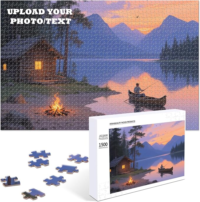 Custom Photo Puzzle – Personalized 1500 Piece Jigsaw Puzzle from Your Photo – by Unknown