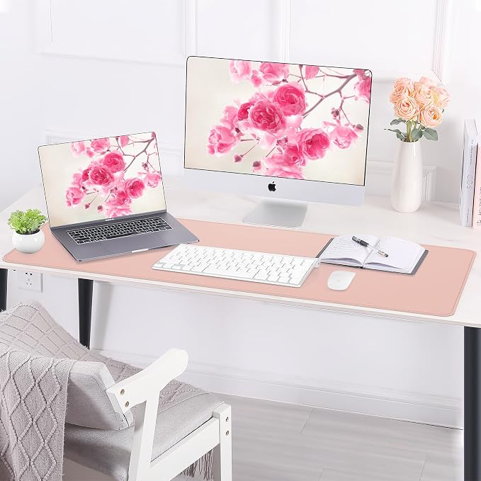 Large Desk Mat -47.2" x 17.5" Leather Desk Pad Protector - Image 6