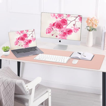 Large Desk Mat -47.2" x 17.5" Leather Desk Pad Protector - Image 6